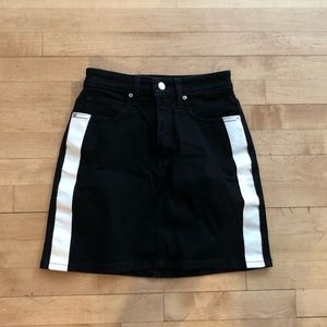Calvin Klein Black Jean Skirt